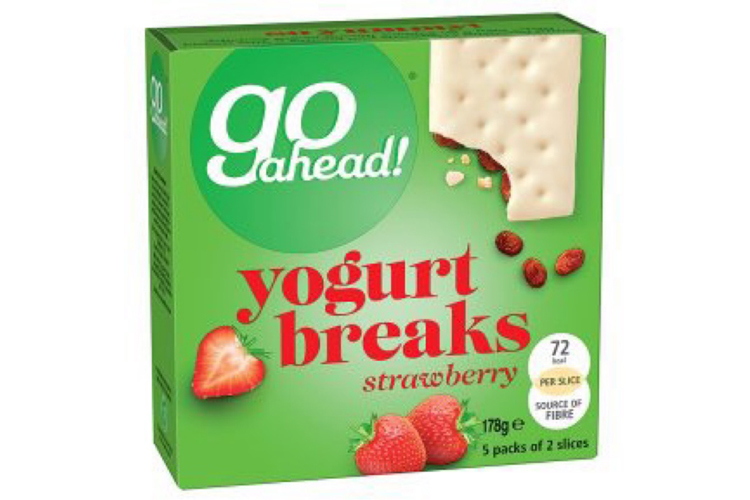 UK GO AHEAD FOREST YOGURT BREAKS BAR (STRAWBERRY) 178G